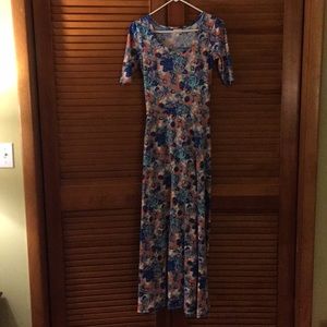 Lularoe Ana Flower Dress Sz XS
